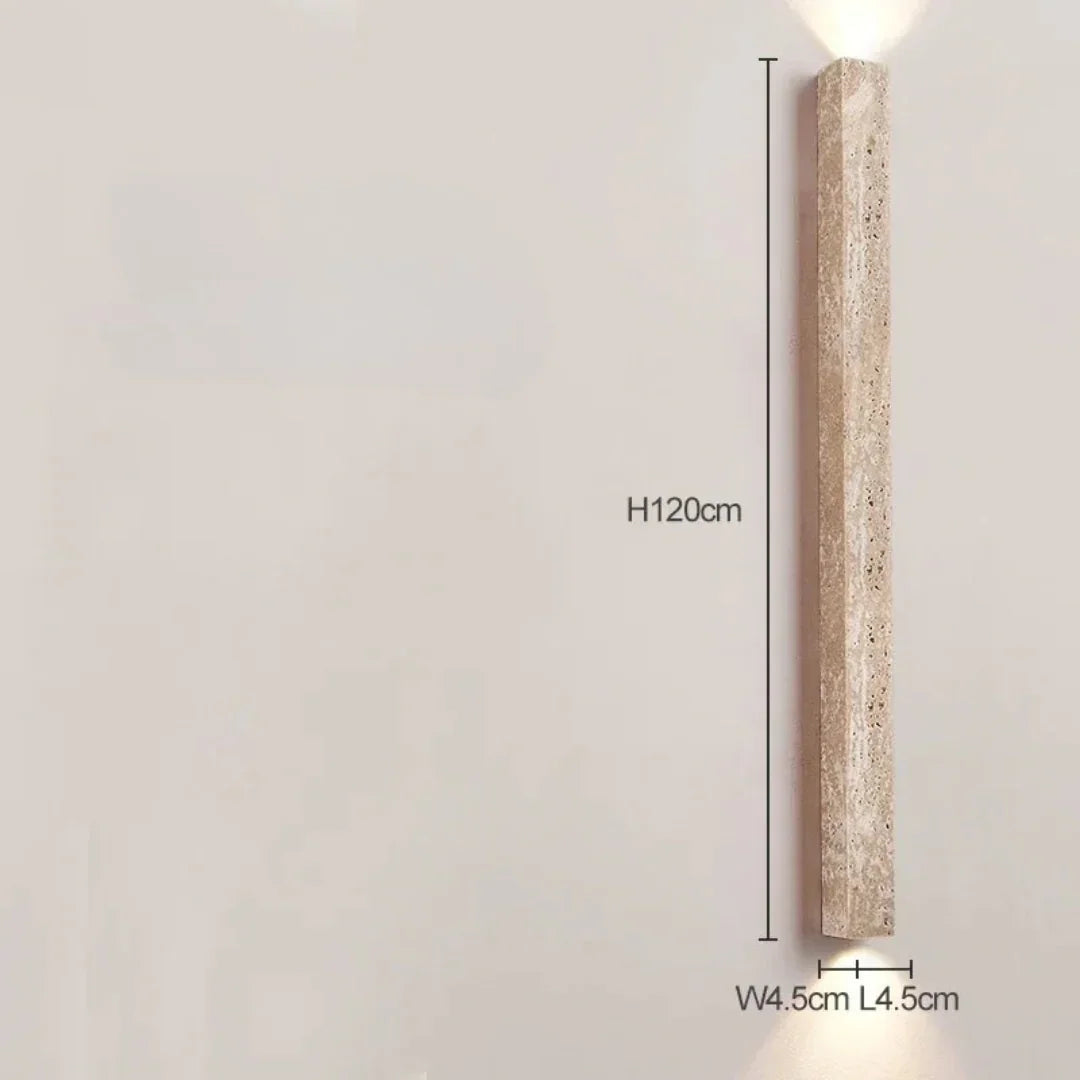 Cruz Travertine Wall Lamp