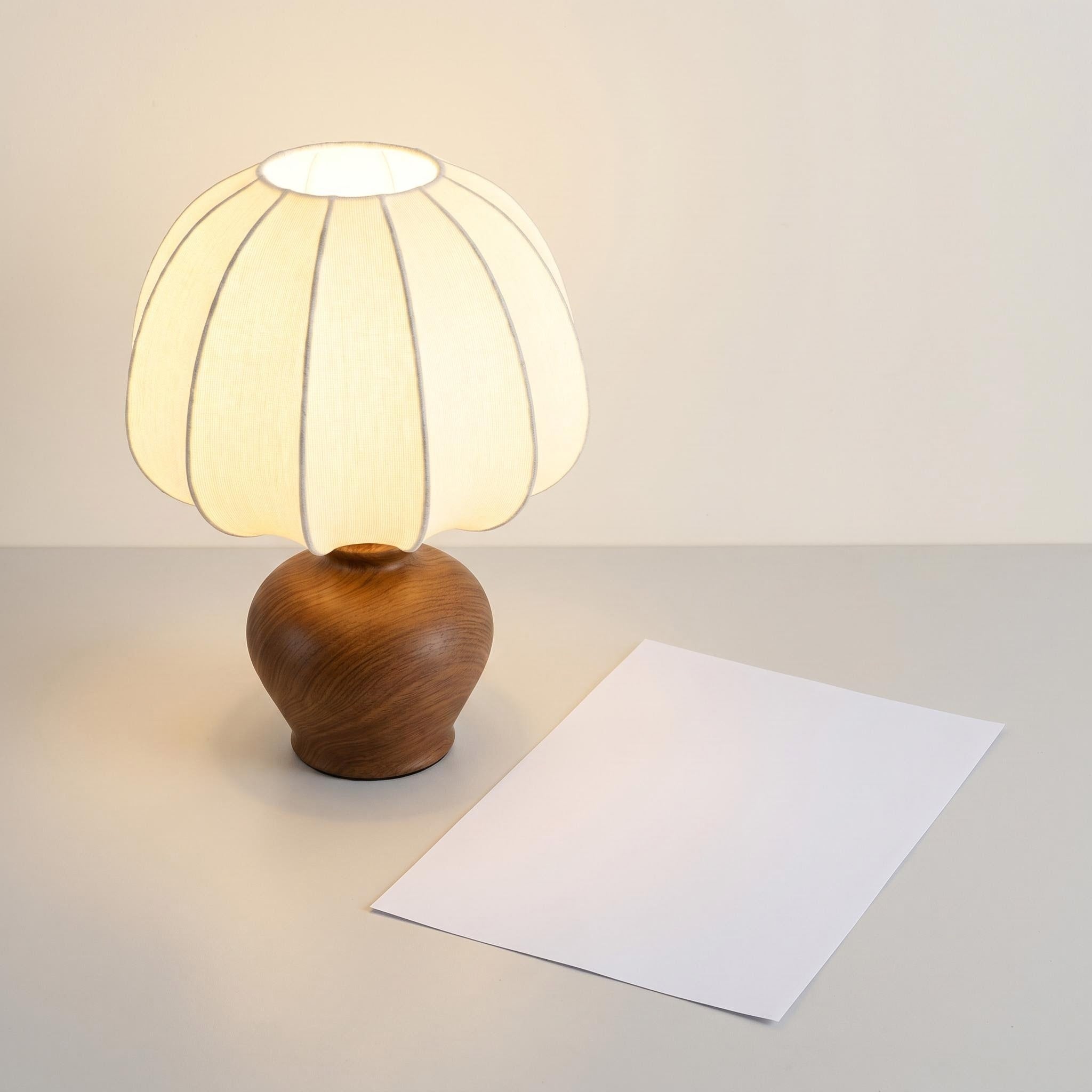 LUMEVOID | Retro ceramic imitation silk lamp – Wabi-Sabi Warmth for Your Home