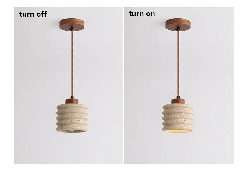 Manelli Travertine Pendant Lamp
