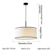 Viena Fabric Pendant Lamp