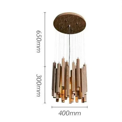 Rhianna Wooden Chandelier