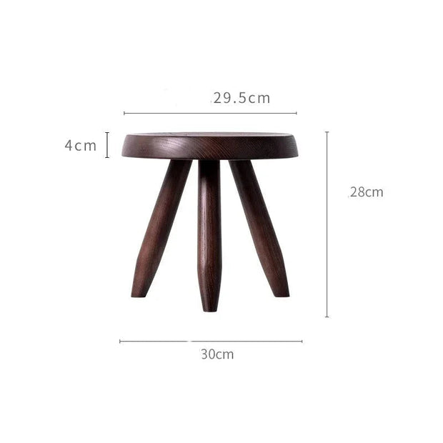 Balinda Wooden Round Stool