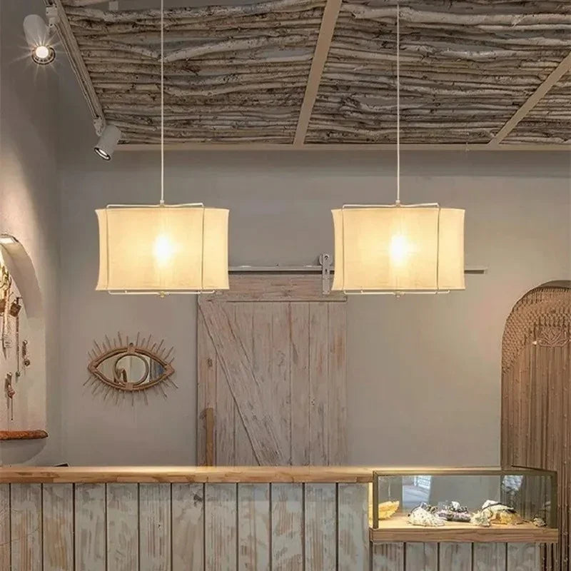 Wabi Linen Pendant Lamp