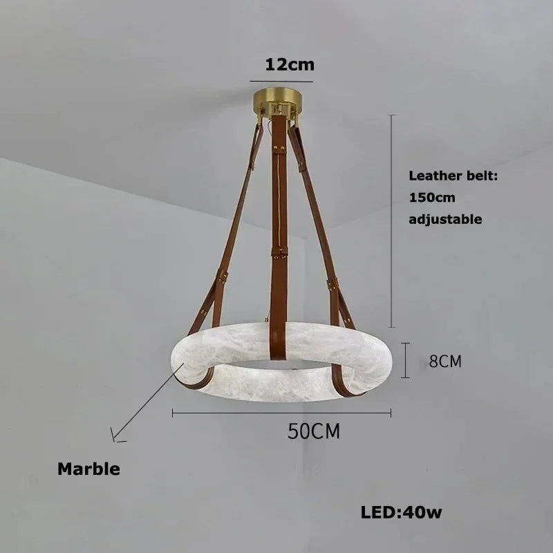 Hyabel Marble Chandelier
