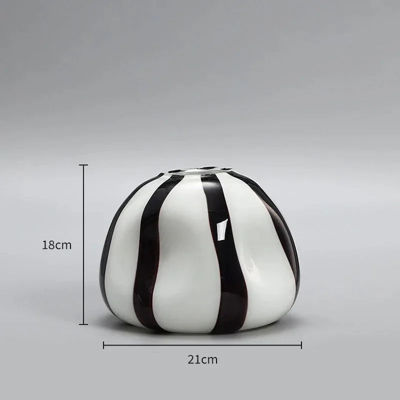 Thurid Glass Pumpkin Vase