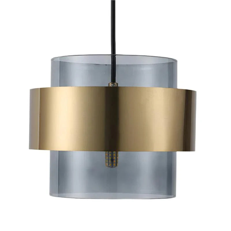Round Ring Glass Pendant Light