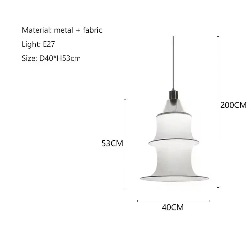 Magnifico Silk Pendant Light