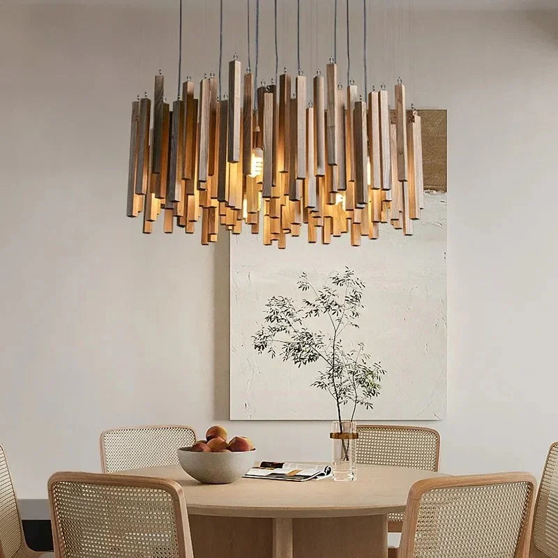 Rhianna Wooden Chandelier
