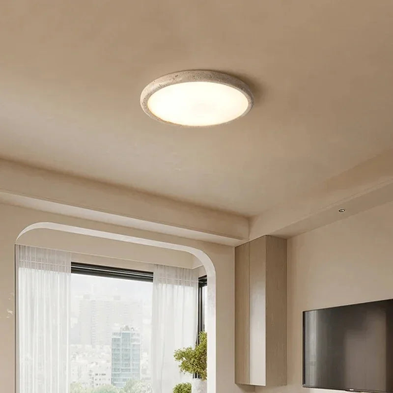 Monica Travertine Ceiling Lamp