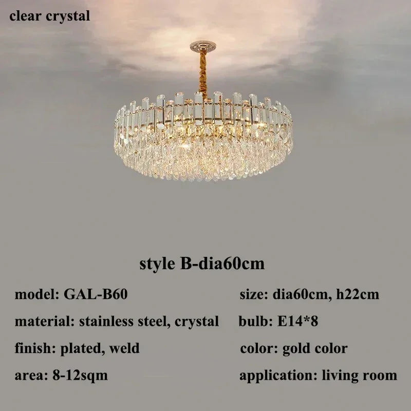 Norlynn LED Crystal Chandelier