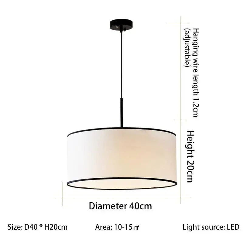 Viena Fabric Pendant Lamp
