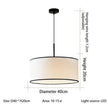 Viena Fabric Pendant Lamp