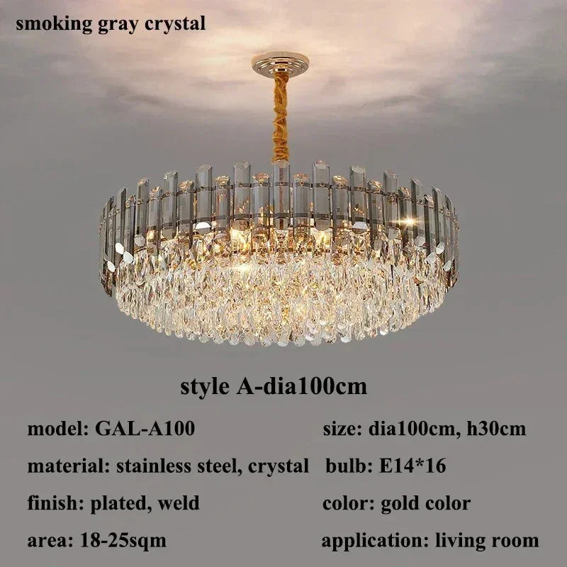 Norlynn LED Crystal Chandelier