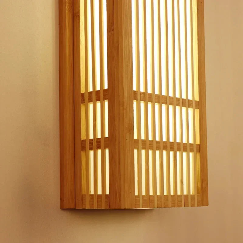 Wabi Sabi Wooden Wall Light