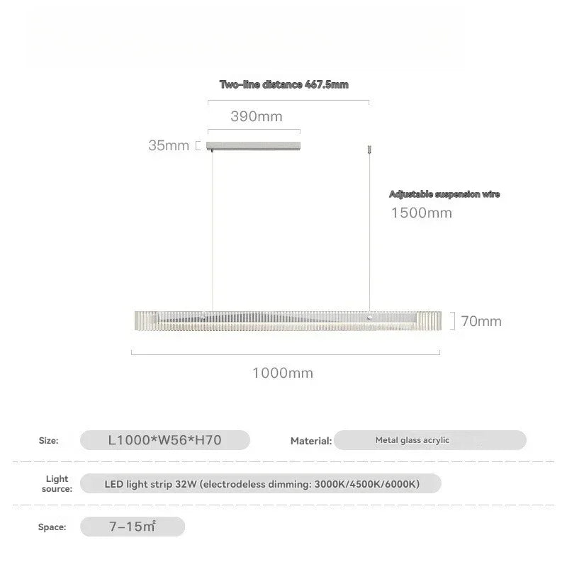 Modesta Glass Pendant Light