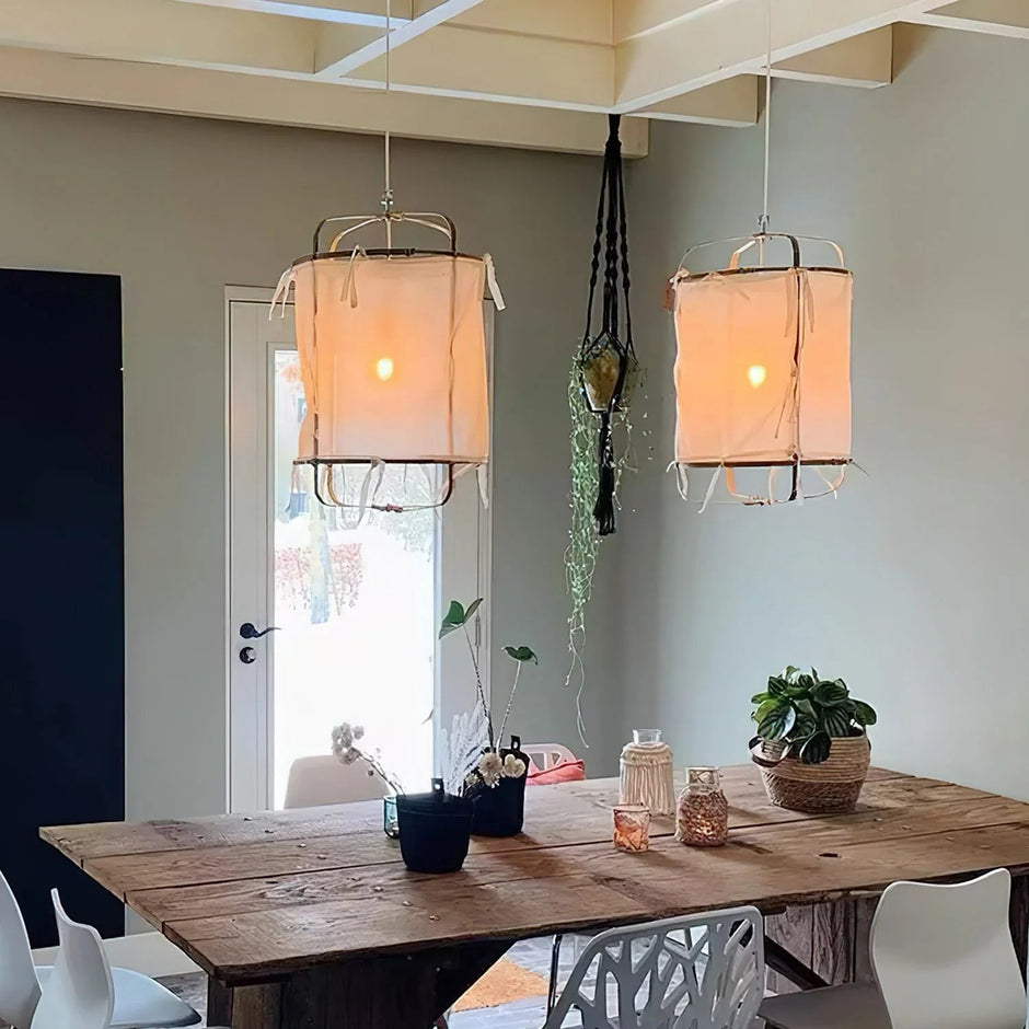 Elin Bohemian Bamboo Pendant Lamp