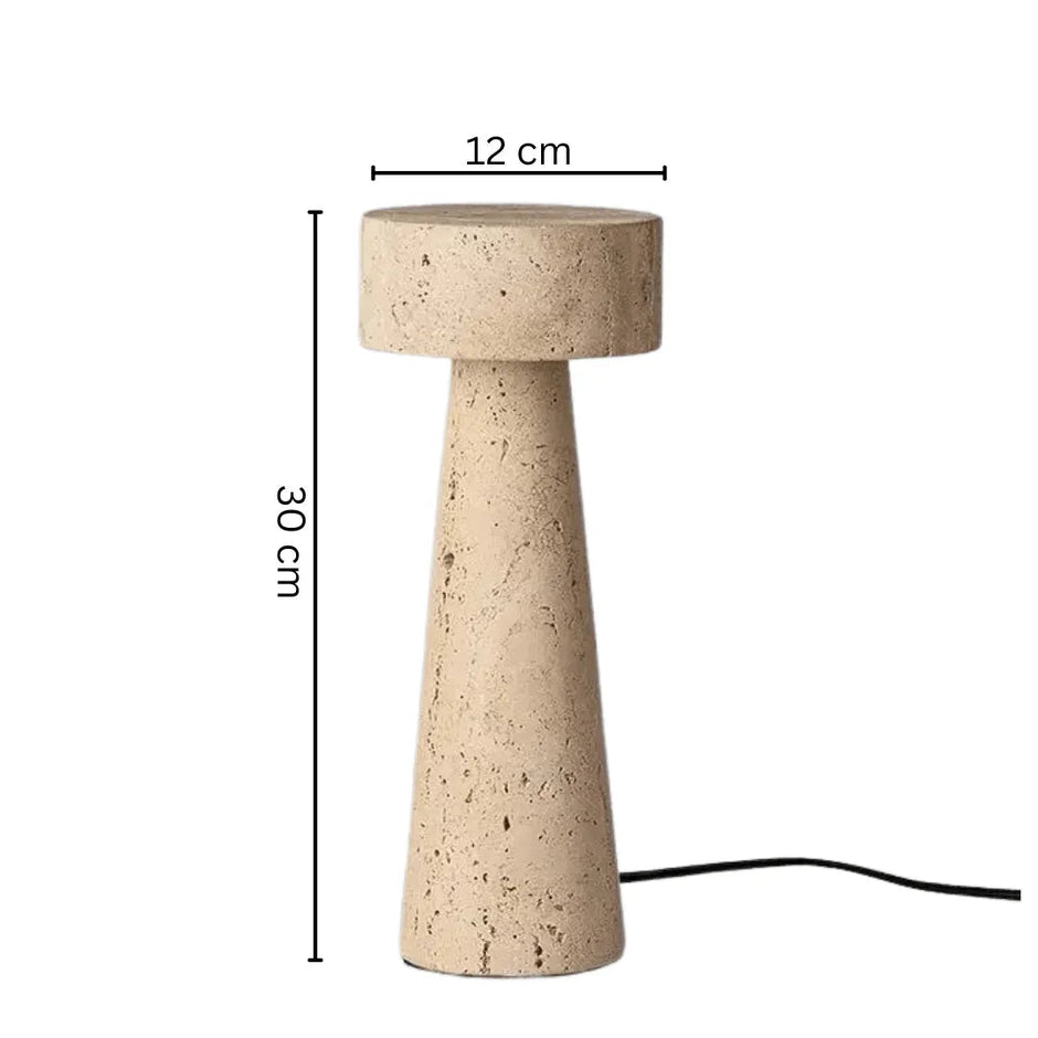 Catriona Travertine Table Lamp