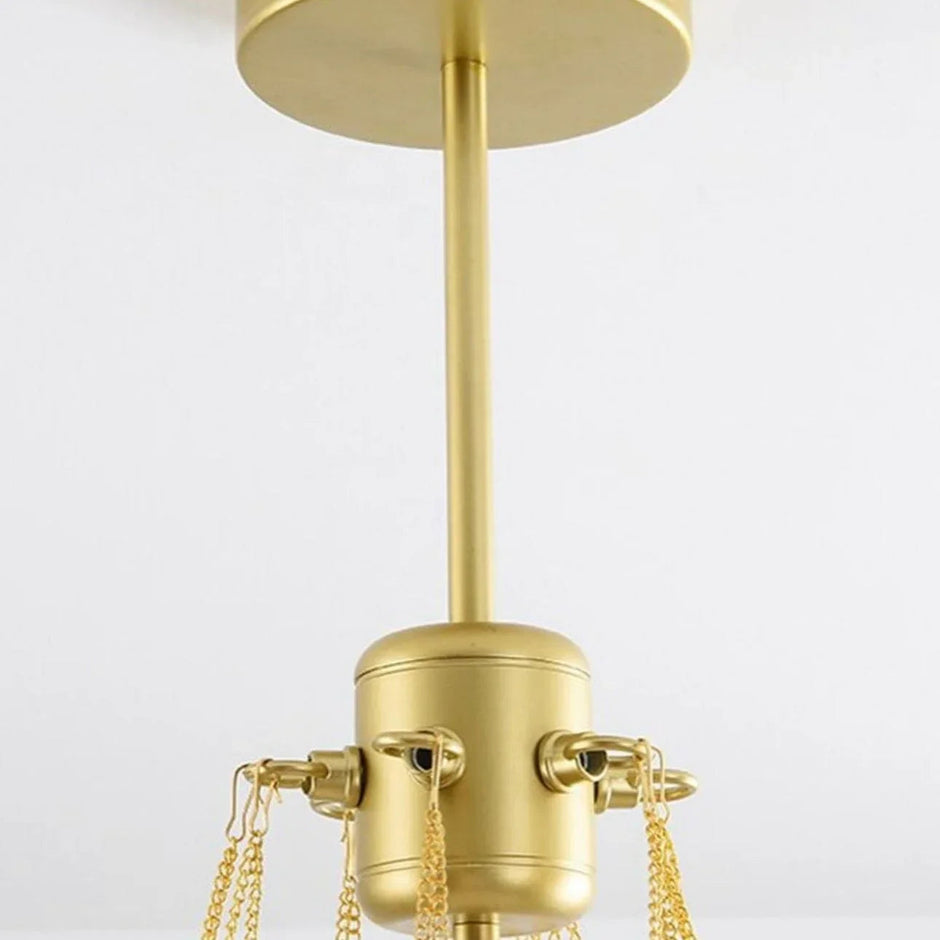 Karlene Frosted Ball Chandelier