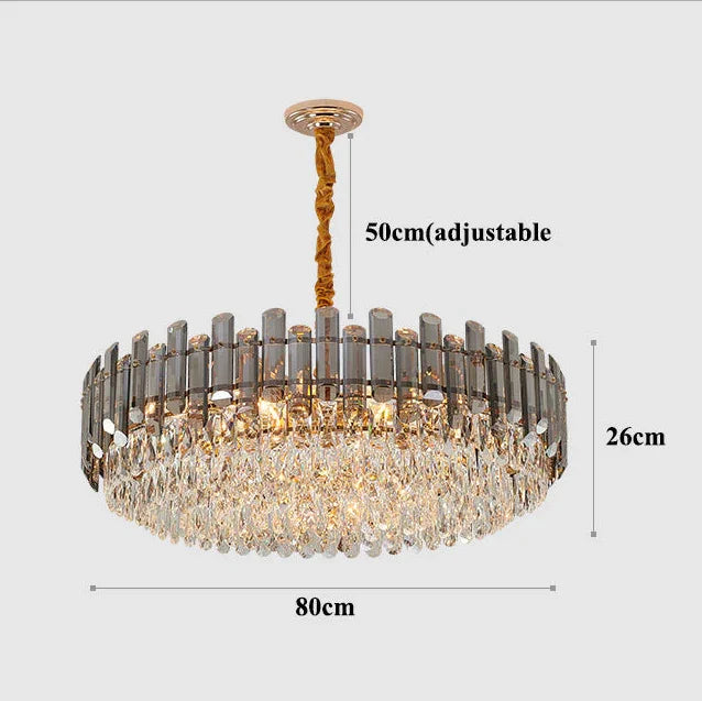 Norlynn LED Crystal Chandelier