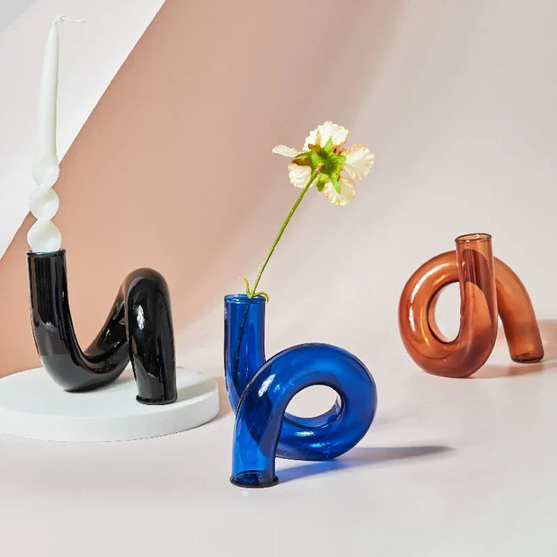 Naxos Candle Holder & Vase