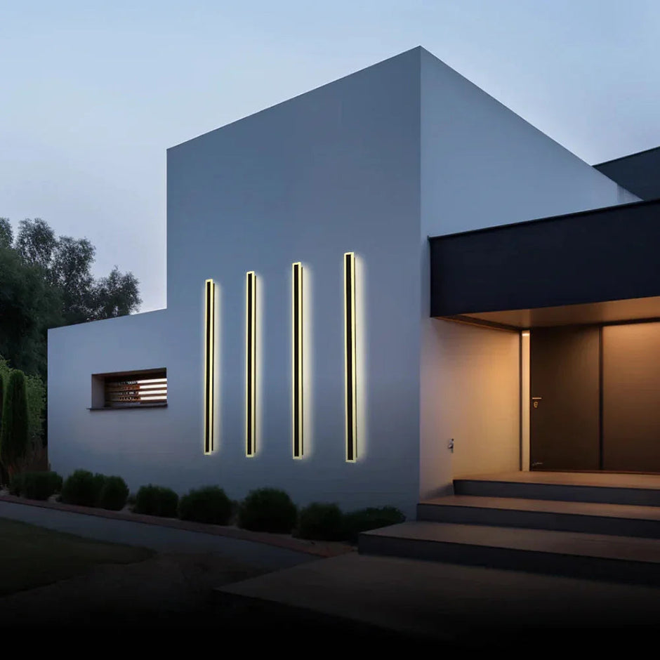 Myerna Linear Metal Outdoor Wall Light