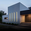 Myerna Linear Metal Outdoor Wall Light