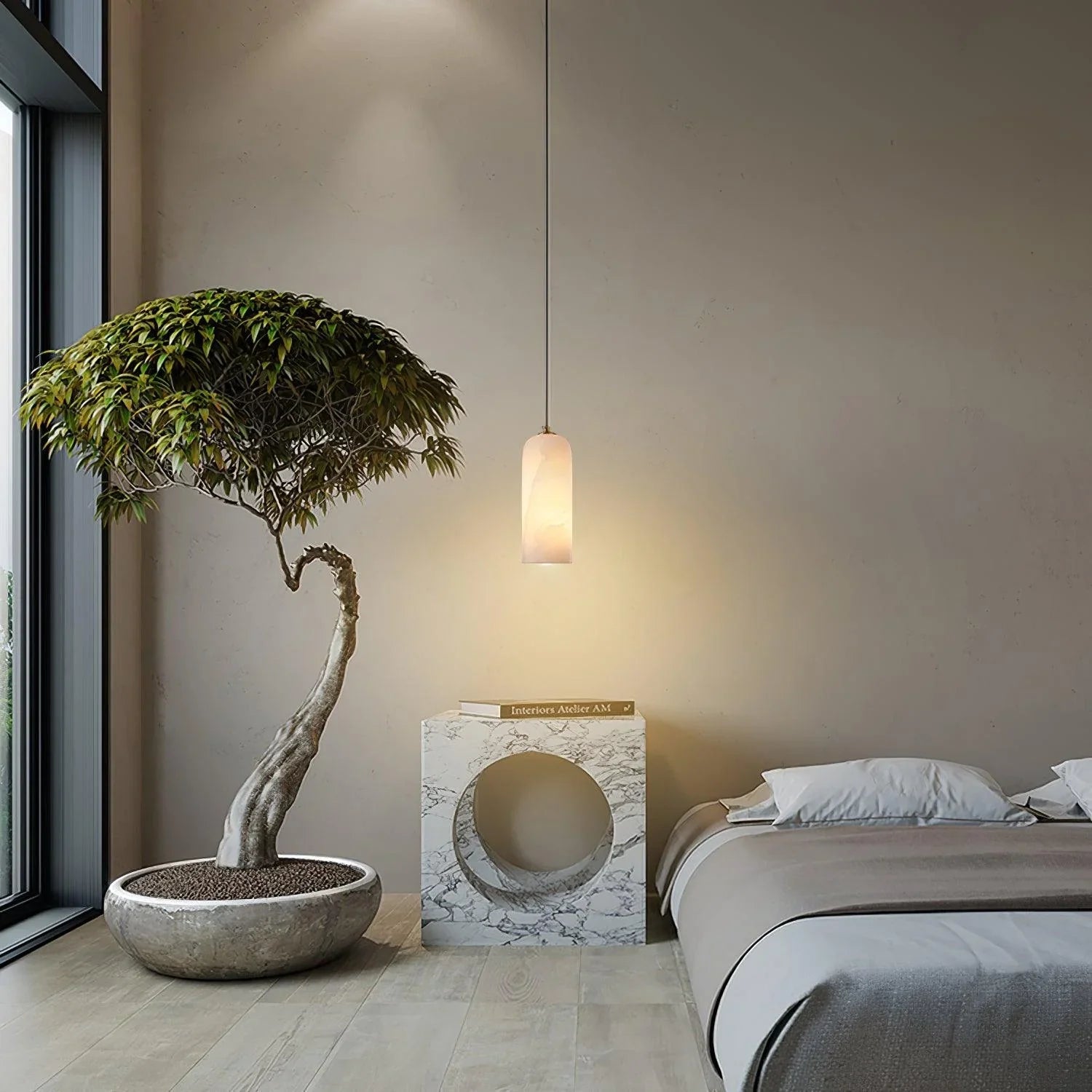 Drophe Alabaster Pendant Lamp