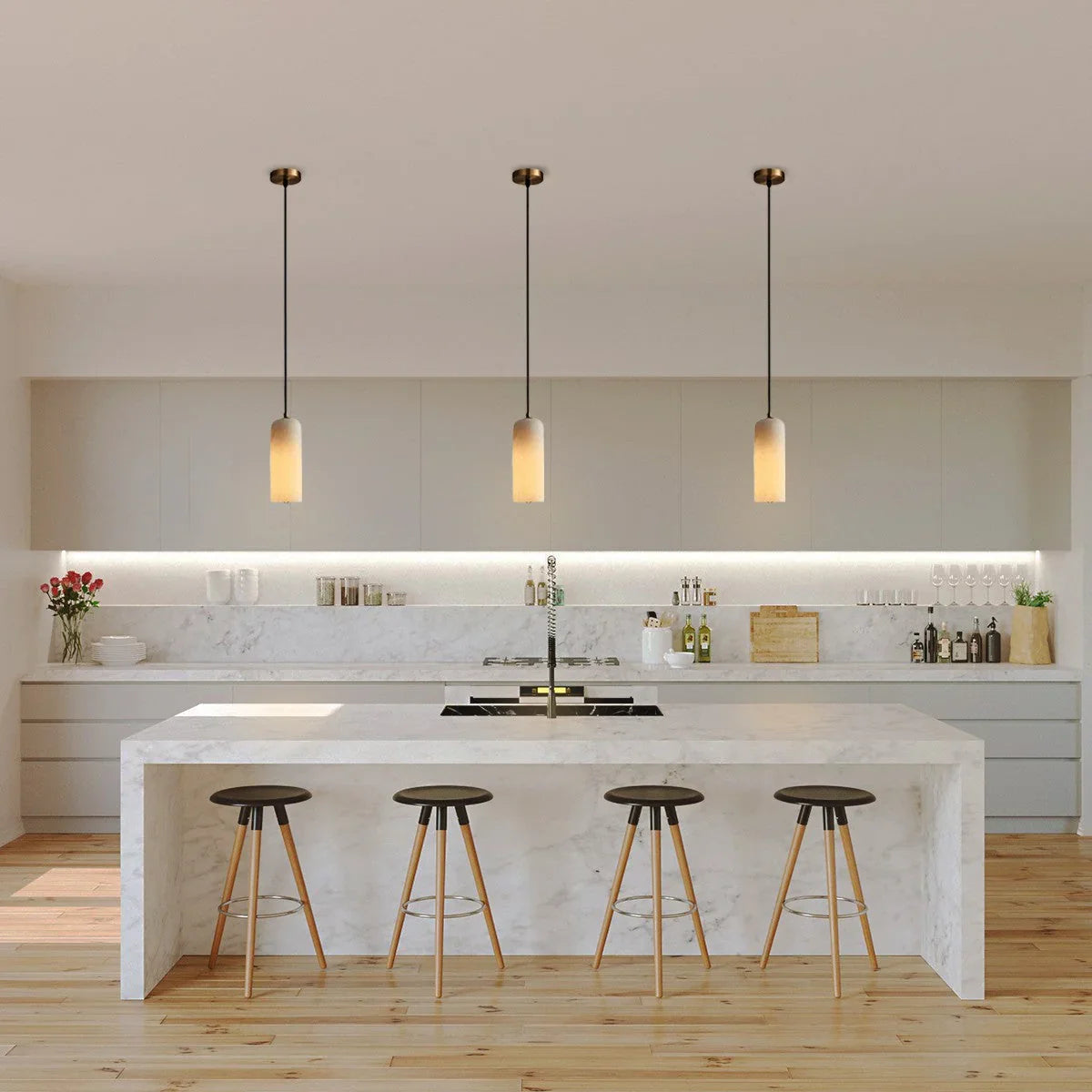 Drophe Alabaster Pendant Lamp