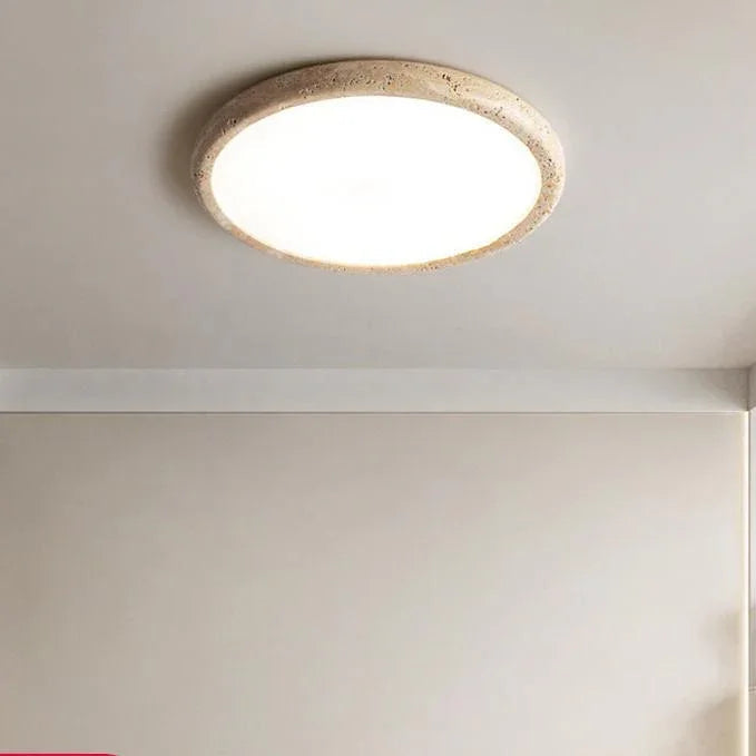 Monica Travertine Ceiling Lamp