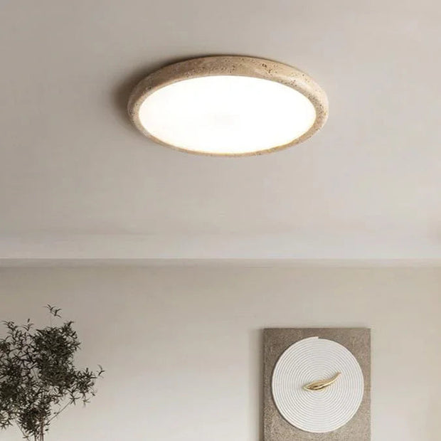 Monica Travertine Ceiling Lamp