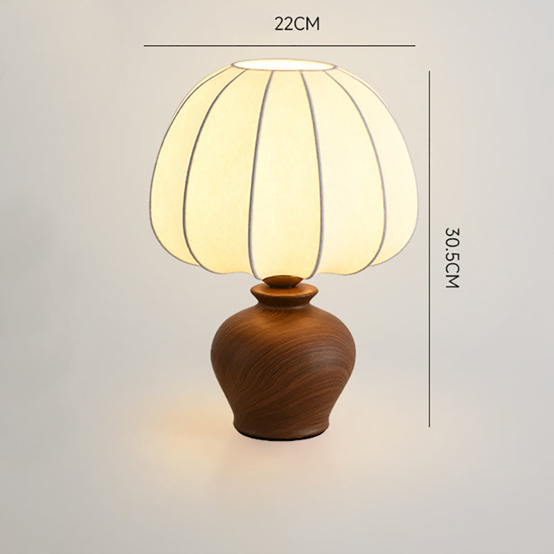 LUMEVOID | Retro ceramic imitation silk lamp – Wabi-Sabi Warmth for Your Home