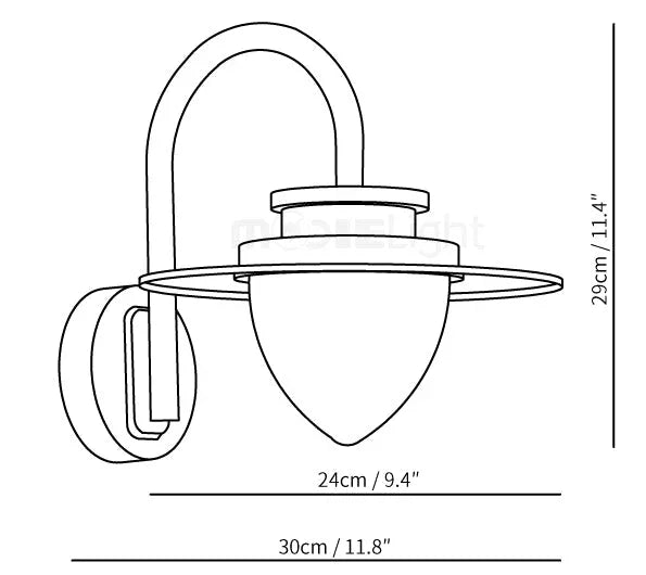 Karylle Outdoor Wall Light