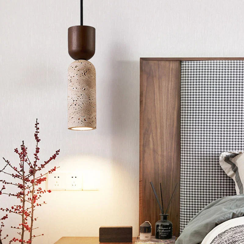 Ivaylo Travertine Pendant Lamp