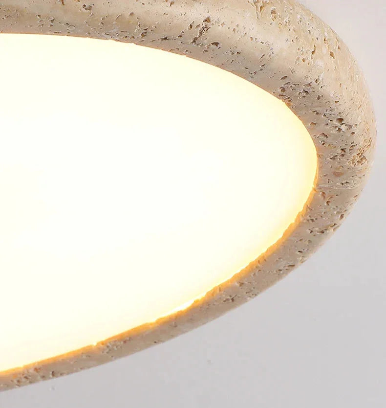 Monica Travertine Ceiling Lamp