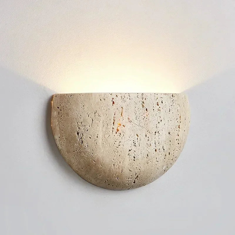 Ballone Travertine Wall Lamp