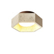Francesca Travertine Ceiling Lamp
