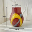 Hamish Striped Glass Vase