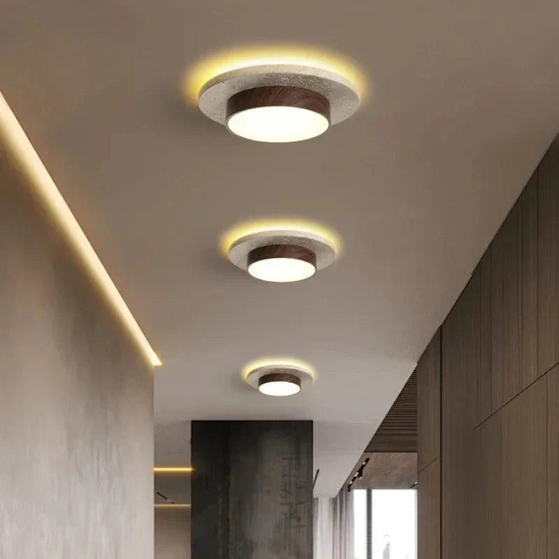 Misteha Travertine Ceiling Lamp