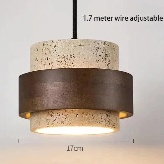 Antigone Travertine Pendant Lamp