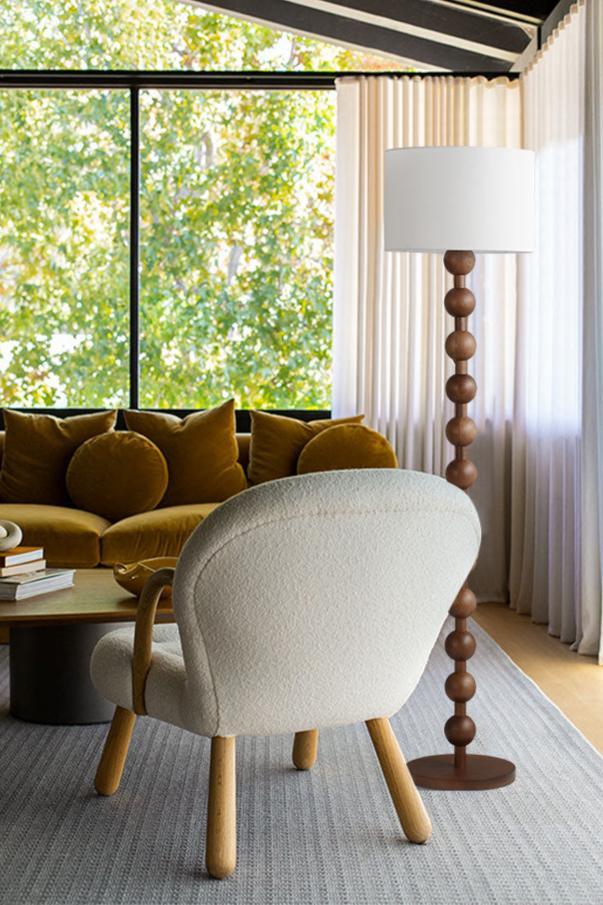 La Perla Table & Floor Lamp