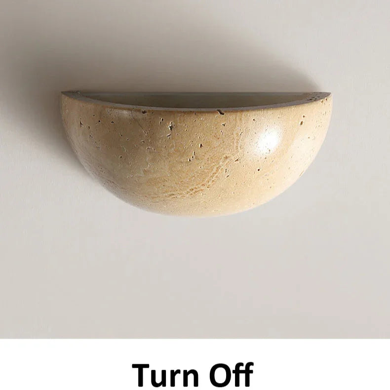 Avery Travertine Wall Lamp