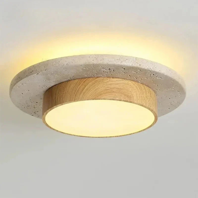 Misteha Travertine Ceiling Lamp