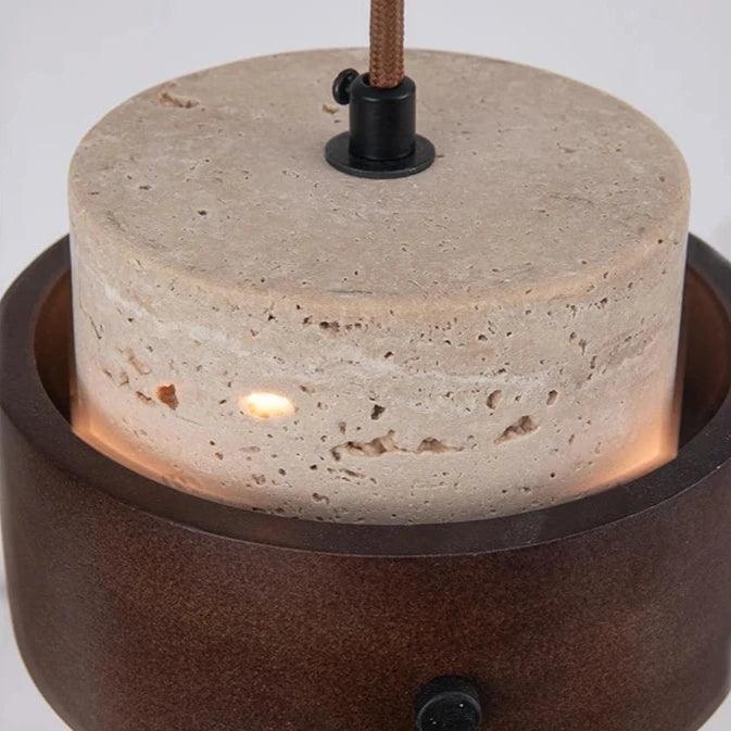 Antigone Travertine Pendant Lamp