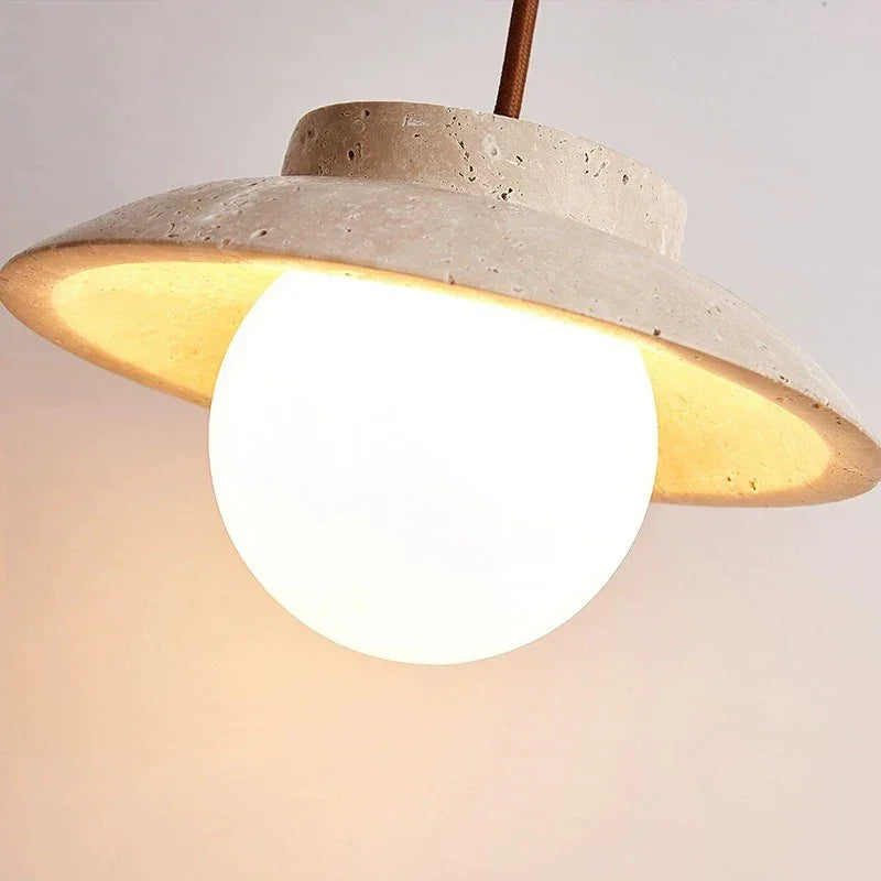 Brianna Travertine Pendant Lamp