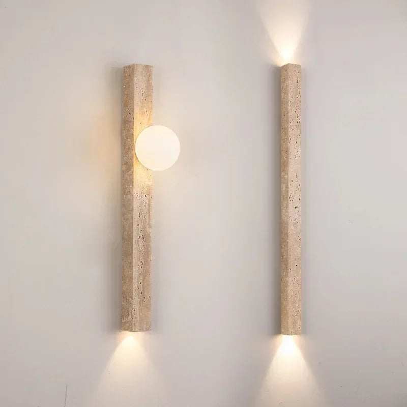 Cruz Travertine Wall Lamp