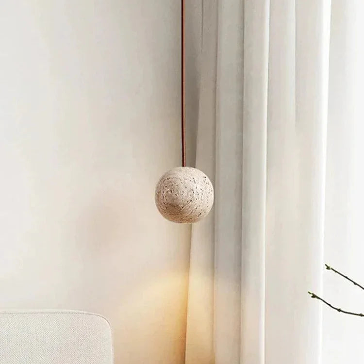 Zeb Travertine Pendant Lamp