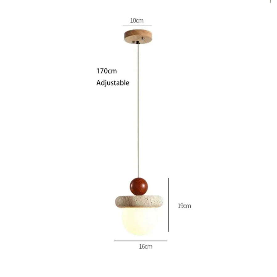 Jenna Travertine Pendant Lamp