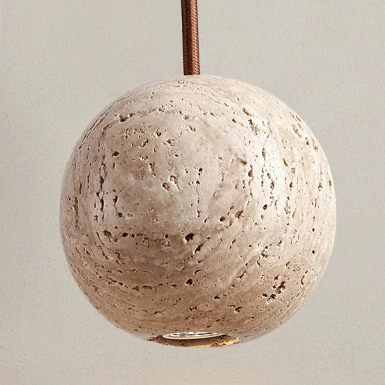 Zeb Travertine Pendant Lamp
