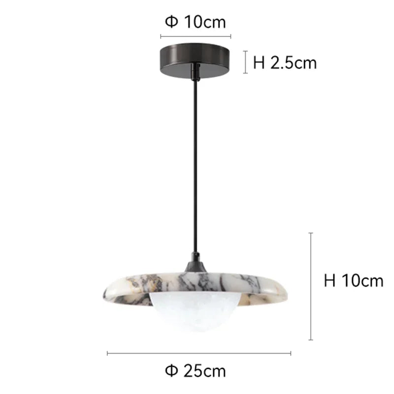 Fitzroy Marble Pendant Lamp