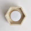 Francesca Travertine Ceiling Lamp